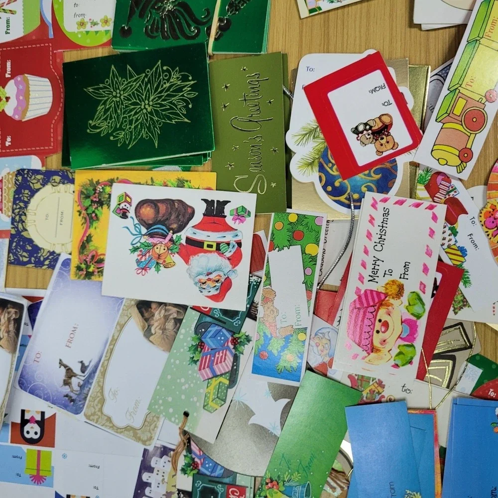 Vintage Lot of Christmas Holiday Gift Tags To From‎